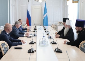 Алексею Русских представили нового епископа Барышской епархии