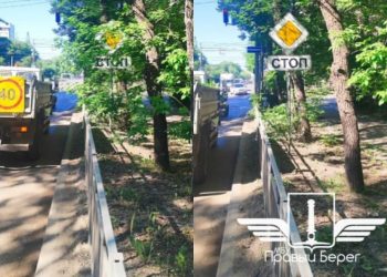 Деревья в Ульяновске обрезают для видимости дорожных знаков