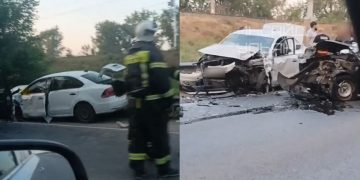 В столкновении «Лады» и «Фольксвагена» у Императорского моста один человек погиб, трое покалечились