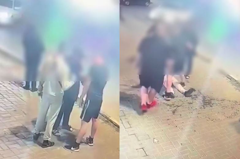 Избиение мужчины на проспекте Нариманова попало на камеру видеонаблюдения