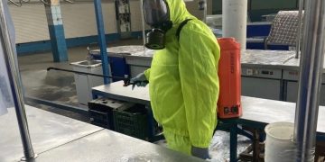 На Центральном рынке Ульяновска провели дезинфекцию