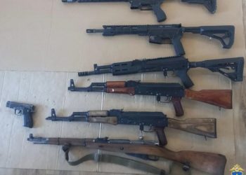 Полиция Ульяновска изъяла 1373 патрона и 7 единиц оружия у местного жителя