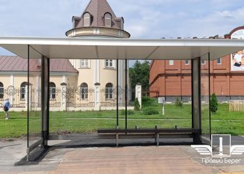 Остановочный павильон со Спасской переехал на улицу 12 Сентября