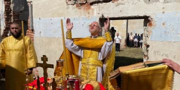 В разрушенном ульяновском храме впервые за 103 года совершили литургию