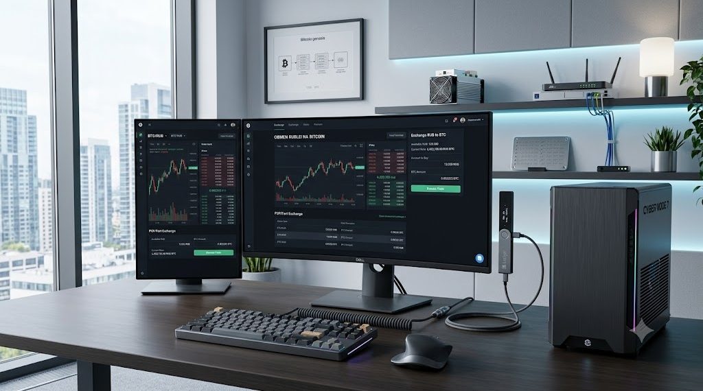 Обмен рублей на Bitcoin: как выбрать надежный сервис?