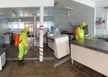 В торговых центрах Ульяновска прошла масштабная дезинфекция