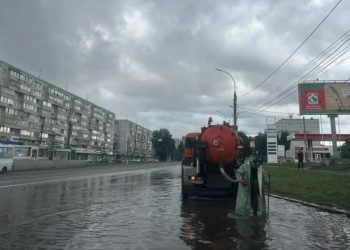 Половина месячной нормы осадков выпала за ночь в Ульяновске