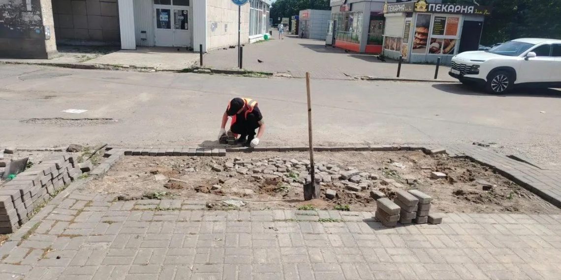 В Ульяновске проходят масштабные дорожные и благоустроительные работы