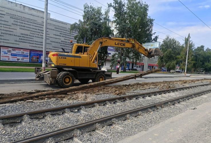 На Спасской завершается укладка брусчатки и монтаж освещения