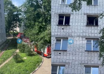 11 человек эвакуировали при пожаре в многоэтажке на улице Артёма
