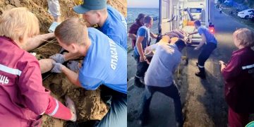 Ульяновские спасатели эвакуировали упавшую с обрыва девушку